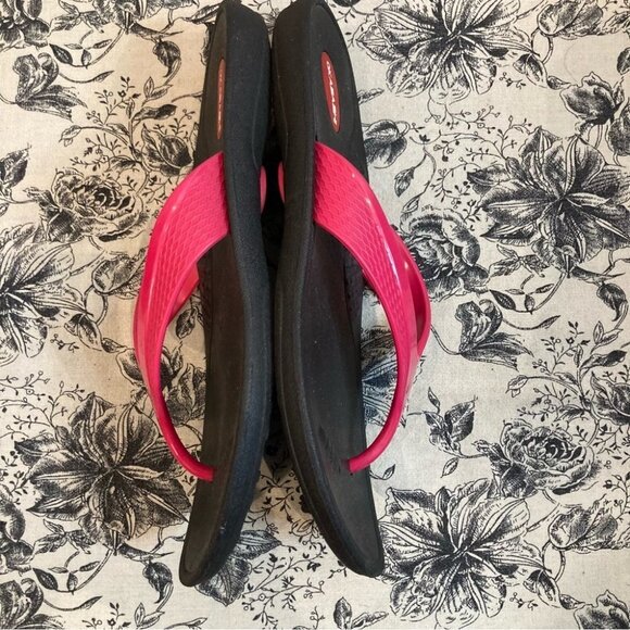 OKABASHI  Sz L Flip Flop Thong Sandals - Picture 11 of 11